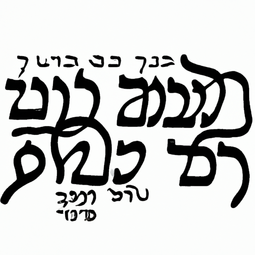 An illustration of a popular Hebrew quote used in tattoos
